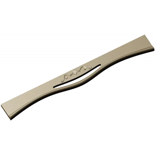 Classic Acanthus Wave Rail - STL 3D model for CNC