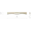 Classic Acanthus Wave Rail - STL 3D model for CNC