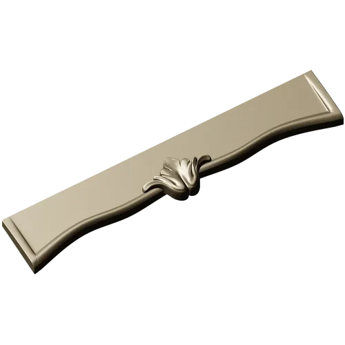Decorative Shell Apron STL for CNC milling - 3D model for router