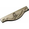 Rose Scroll Apron - STL 3D Model for CNC Milling
