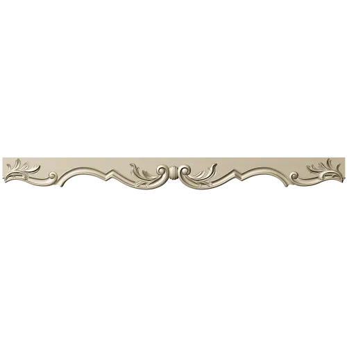 Acanthus Scroll Rail - Decorative STL 3D Model for CNC