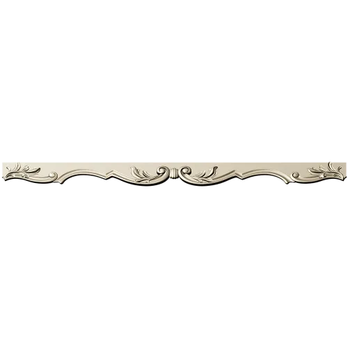 Acanthus Scroll Rail - Decorative STL 3D Model for CNC