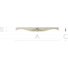 Regal Cartouche Rail STL 3D Model for CNC