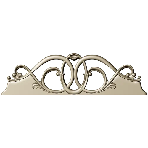 Regal Interlace ornamental frieze STL for CNC