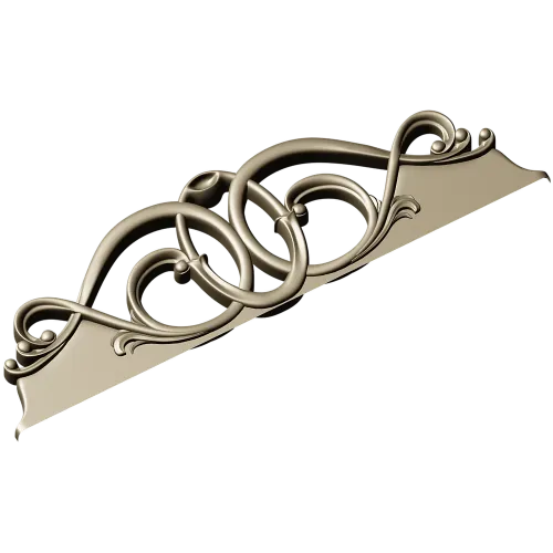 Regal Interlace ornamental frieze STL for CNC