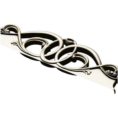 Regal Interlace ornamental frieze STL for CNC