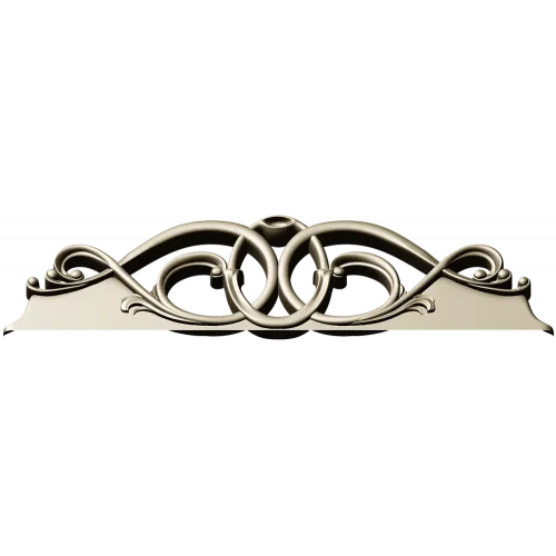 Regal Interlace ornamental frieze STL for CNC