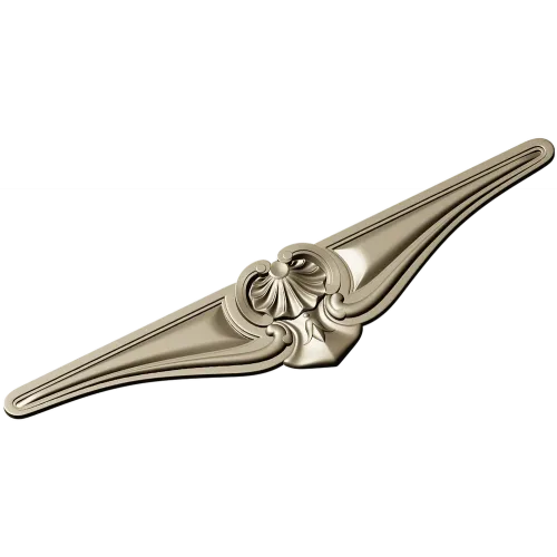Rococo Shell Cartouche - STL 3D model for CNC milling