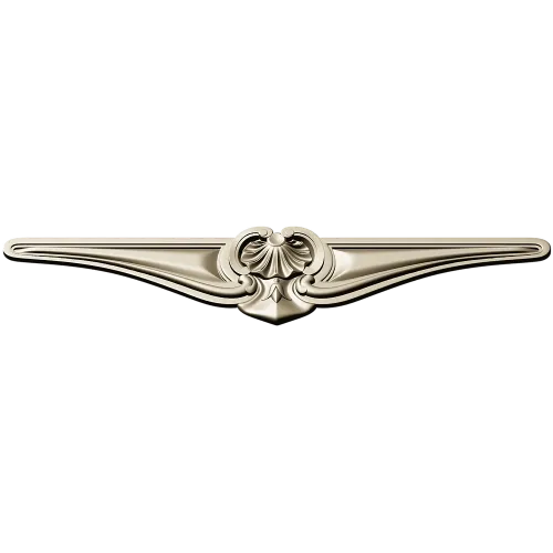Rococo Shell Cartouche - STL 3D model for CNC milling