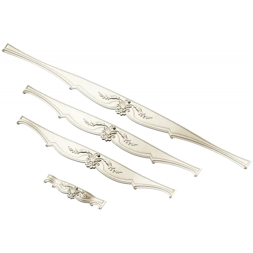 Rococo Stretcher Appliques - STL 3D Model for CNC