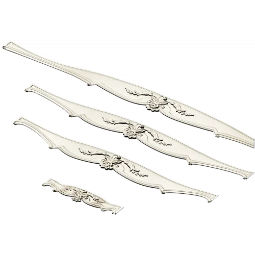 Rococo Stretcher Appliques - STL 3D Model for CNC