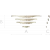 Rococo Stretcher Appliques - STL 3D Model for CNC
