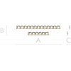 Carved Chain Frieze - STL 3D Model for CNC Decorative Borders
