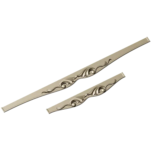 Царга с рокайльным орнаментом - stl модель для ЧПУ