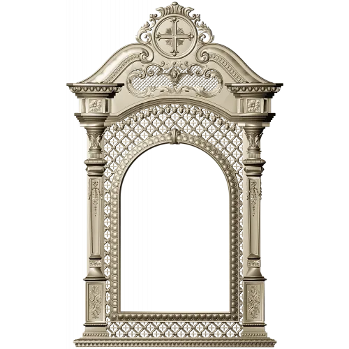 Киот "Крестослав" - 3D модель STL для ЧПУ
