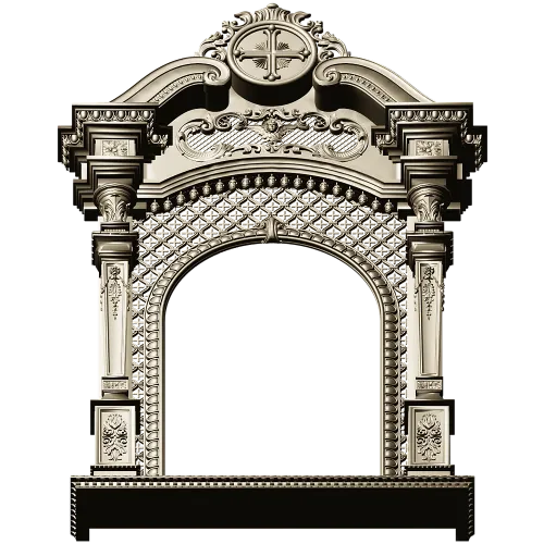 Киот "Крестослав" - 3D модель STL для ЧПУ
