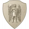 Archangel Michael shield - STL 3D model for CNC carving