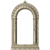 Киот арочный с растительным орнаментом - 3D STL для ЧПУ