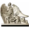 Ангел-хранитель у ясель - stl 3D модель для ЧПУ