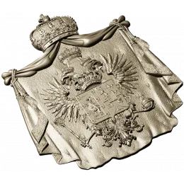 Герб в царской мантии