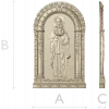 Saint Maximus Icon STL - 3D model for CNC carving