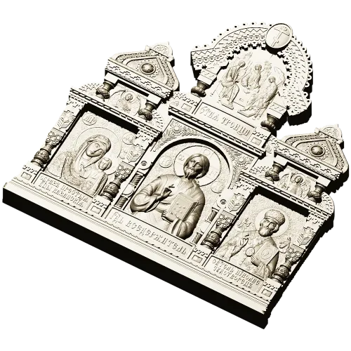 Иконостасный киот - рельефная 3D модель в формате STL