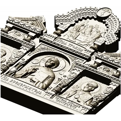 Иконостасный киот - рельефная 3D модель в формате STL