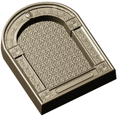 Арочный киот Розетта - 3D модель STL для ЧПУ