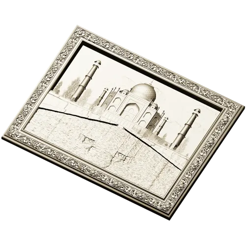 Рельефное панно "Тадж-Махал" - 3D модель STL для фрезера