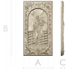 Panagia and Gorgona - high-relief religious panel STL for CNC