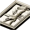 Hand of Jesus - high-relief framed panel STL for CNC carving