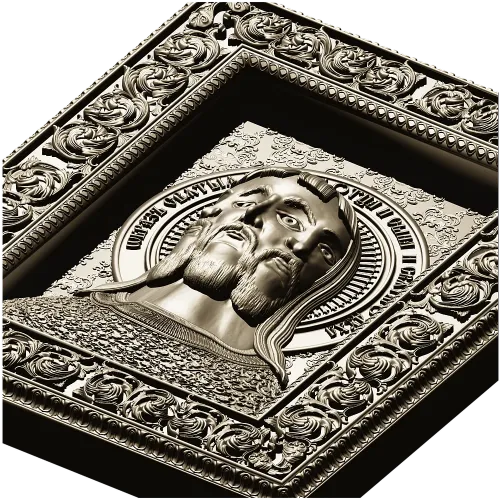 Holy Trinity Icon - 3D STL Panel for CNC