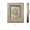 Holy Trinity Icon - 3D STL Panel for CNC