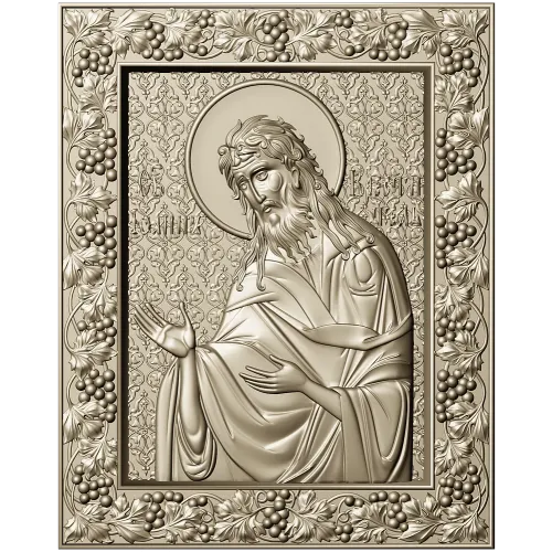 Икона "Святой Иоанн Креститель" - 3D модель STL для ЧПУ