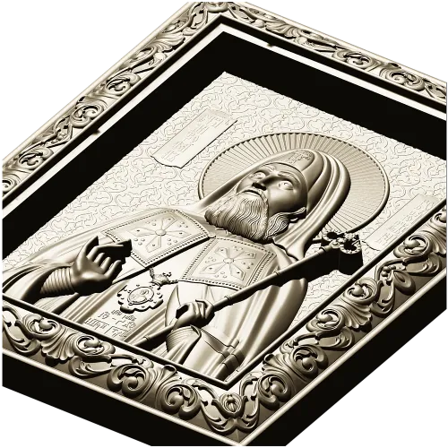 Saint Sergius of Radonezh - High Relief Icon STL