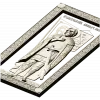 Saint Alexander Nevsky high-relief panel STL