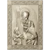 Апостол Андрей - резная икона в формате STL для ЧПУ