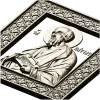 Apostle Paul icon relief STL for CNC carving