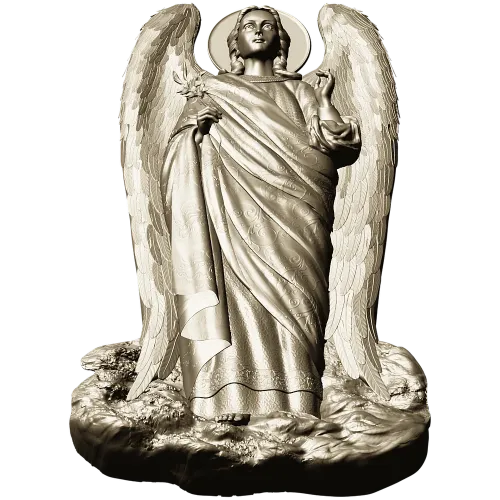 Archangel Gabriel - detailed STL 3D model for CNC