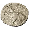 Archangel Jehudiel round medallion STL 3D model for CNC