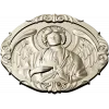 Archangel Jehudiel round medallion STL 3D model for CNC