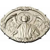 Архангел Иеремиил - круглый барельеф STL для ЧПУ