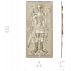 Архангел Михаил - рельефная икона в формате STL