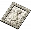 Archangel Michael high-relief icon - STL 3D model for CNC
