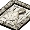 Archangel Michael high-relief icon - STL 3D model for CNC