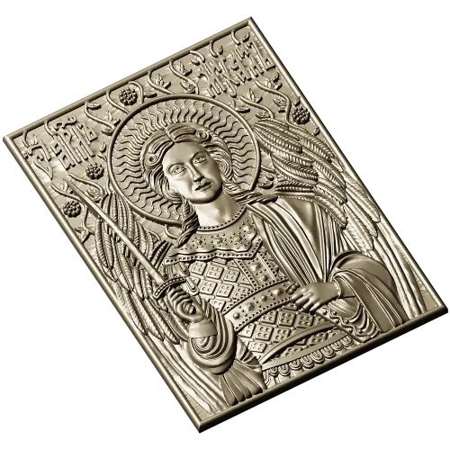 Archangel Michael 3D STL relief for CNC