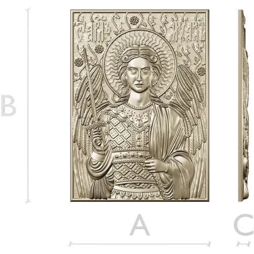 Archangel Michael 3D STL relief for CNC
