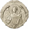 Архангел Уриил - рельефная круглая икона в STL для ЧПУ