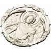 Архангел Уриил - рельефная круглая икона в STL для ЧПУ