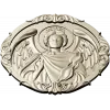 Архангел Уриил - рельефная круглая икона в STL для ЧПУ